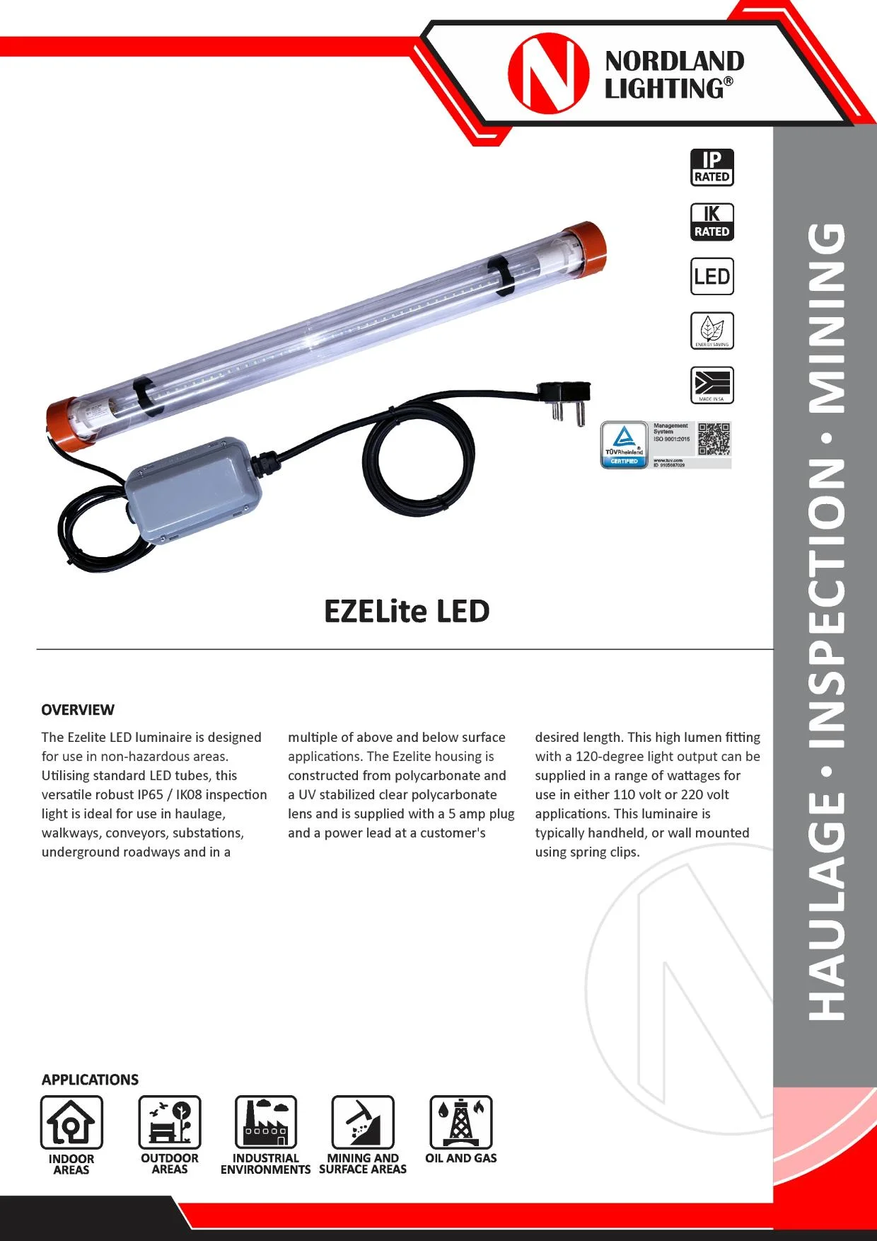 NL7 Nordland Ezelite LED Luminaire